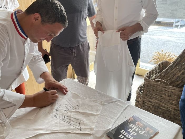 Luc Debove lo scorso anno a Niella