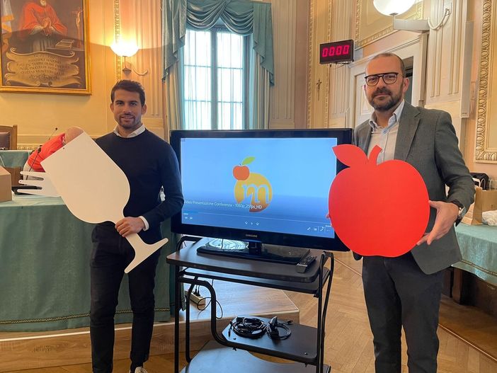 Stamane la presentazione della rassegna. Nella foto l'assessore Alessandro Terreno e Mattia Germone, presidente dell'associazione La Funicolare