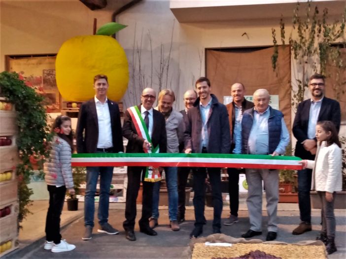 L'inaugurazione della "Mostra ortofrutticola" di Pagno