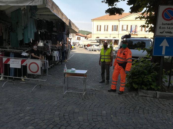 Peveragno torna ad accogliere i banchi non alimentari nel mercato del lunedì