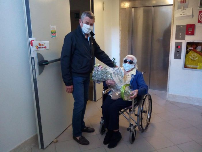 Priola e Garessio hanno celebrato i 100 anni di Pierina Bianco Priola e Garessio hanno celebrato i 100 anni di Pierina Bianco