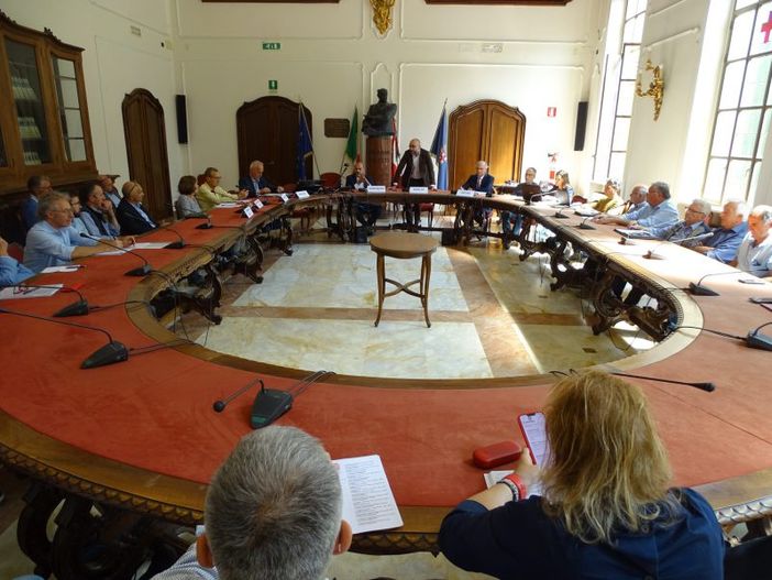 L'incontro con i Consorzi irrigui tenutosi in Provincia