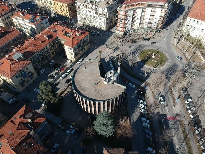 Foto aerea della sede ex-UBI Banca