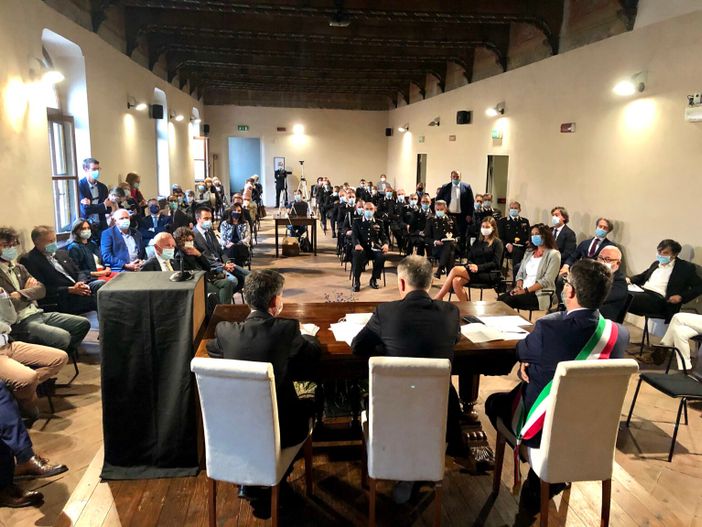 Nella foto un precedente Consiglio nell’Antico palazzo comunale