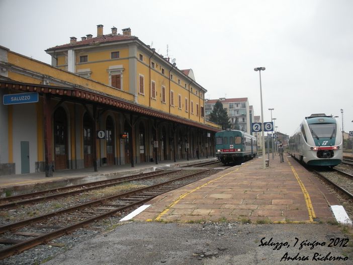 La stazione di Saluzzo
