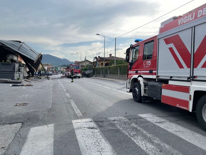 La tromba d'aria che ha interessato Villanova Mondovì lo scorso 22 giugno