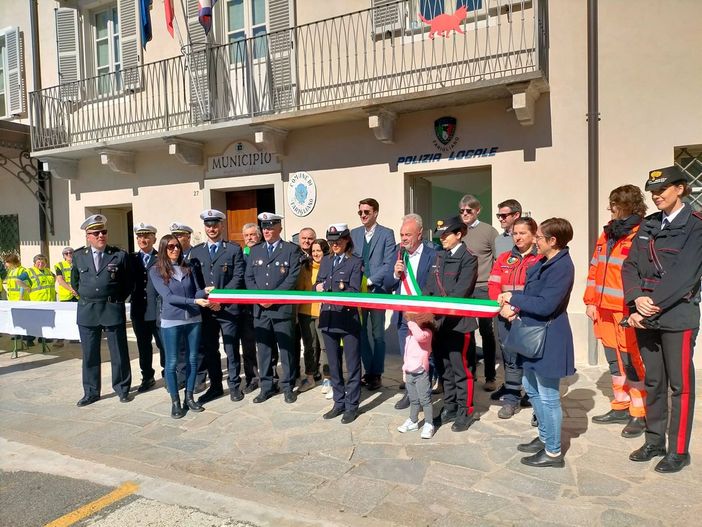 Farigliano, inaugurati i nuovi uffici della Polizia locale