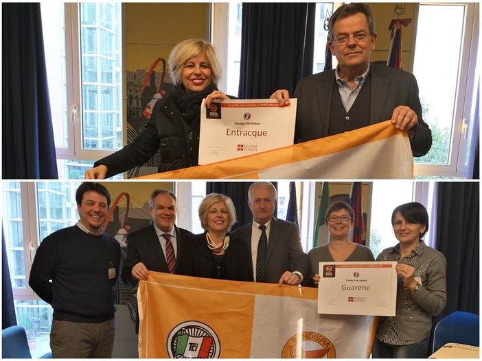 Entracque e Guarene conquistano la Bandiera arancione del Touring Club