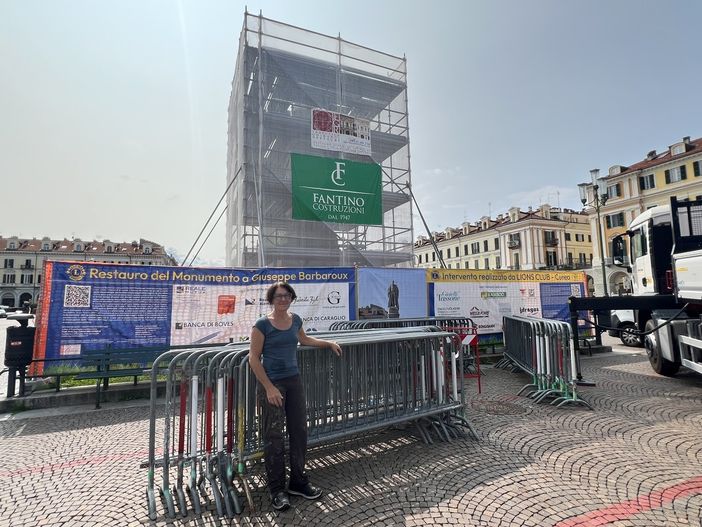Tra pochi giorni la statua del Barbaroux sarà restituita alla città completamente restaurata Tra pochi giorni la statua del Barbaroux sarà restituita alla città completamente restaurata
