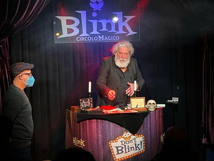 Per un viaggio oscuro": a Dronero ospite di Blink la Bizarre Magick di Stefano Paiusco Per un viaggio oscuro": a Dronero ospite di Blink la Bizarre Magick di Stefano Paiusco