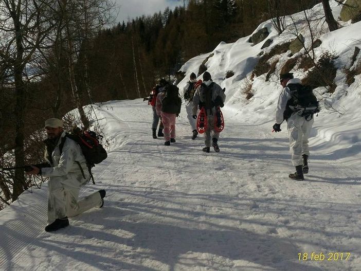 L'esercitazione di Pian Munè L'esercitazione di Pian Munè