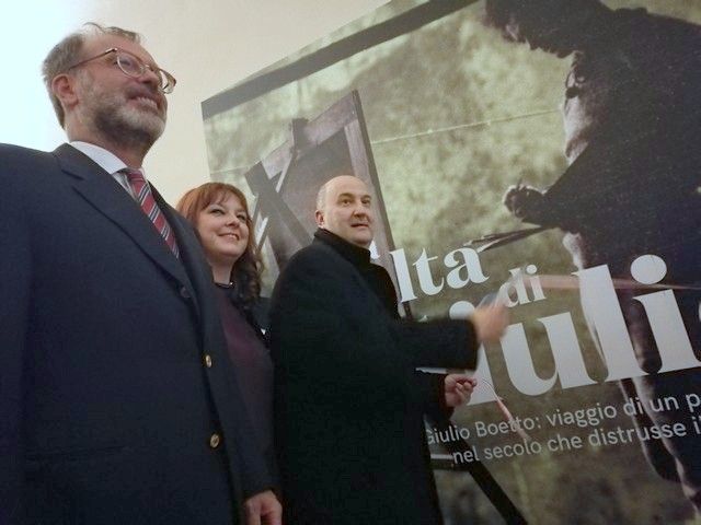 Giosuè Boetto Cohen, Alida Anelli residente Ur/ca, l'assessore alla cultura Roberto Pignatta