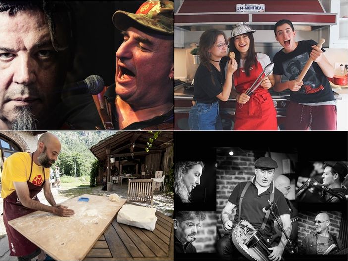 Gli ospiti dello stand di Terres Monviso a Cheese Gli ospiti dello stand di Terres Monviso a Cheese