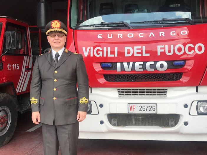 L'ingegner Vincenzo Bennardo, comandante dei vigili del fuoco, lascia la Granda: "Soddisfatto di ciò che abbiamo fatto in questi tre anni"