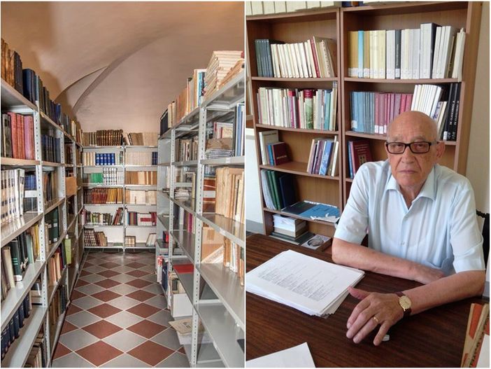 Saluzzo, il professor Alberto Basso e una sezione del Centro di Documentazione e Ricerca dell'Istituto per i Beni Musicali del Piemonte