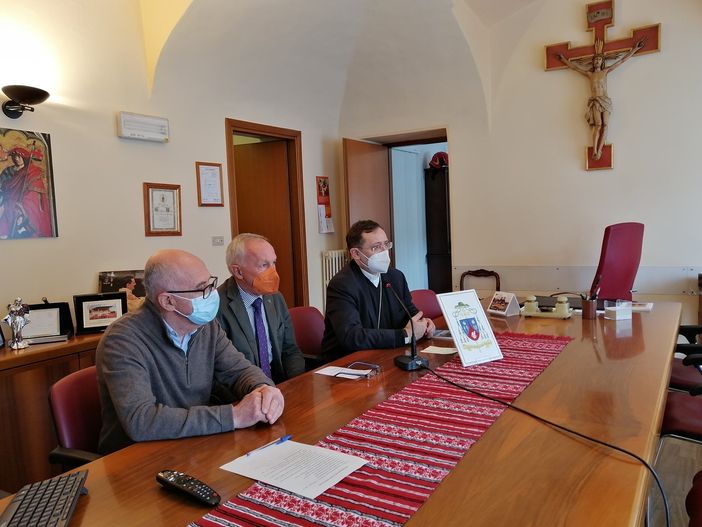 Carlo Rubiolo, Franco Demaria, monsignor Cristiano Bodo Carlo Rubiolo, Franco Demaria, monsignor Cristiano Bodo