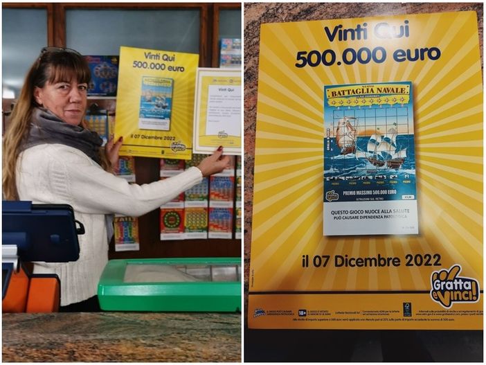 Gratta e vince 500 mila euro: colpo grosso a Ceva