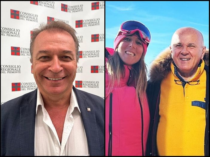 Paolo Bongioanni, e Alessia Casoni con il padre William Paolo Bongioanni, e Alessia Casoni con il padre William