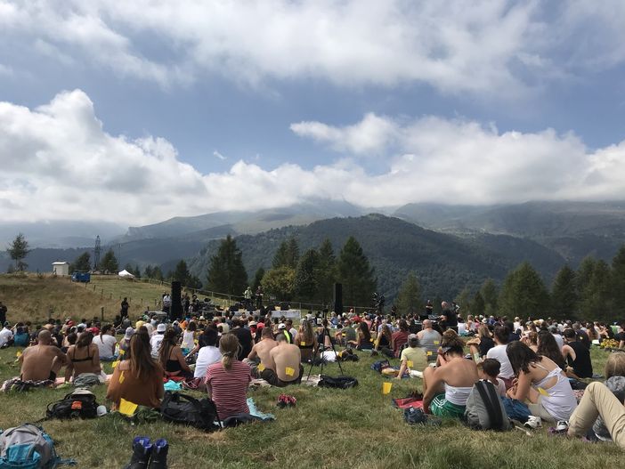 Immagine di repertorio di un concerto in montagna