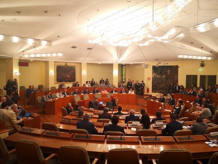 Consiglio regionale (foto d'archivio, precedente all'emergenza Covid)