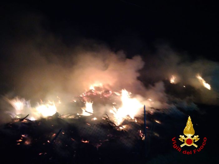 Vento e siccità, incendio boschivo alla Gallia di Borgo: al lavoro i volontari dell'AIB