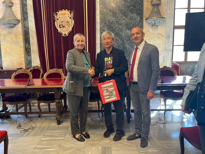 Delegazione coreana ricevuta in Comune a Cuneo