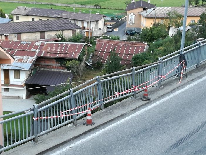 Immagine di repertorio del punto in cui i mezzi hanno impattato