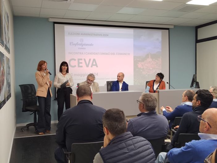 Confartigianato Cuneo ha incontrato i candidati sindaci del Comune di Ceva [RIVEDI LA PUNTATA]
