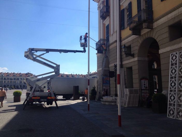 A Cuneo è già tempo di Illuminata: in preparazione gli allestimenti per l'edizione 2016