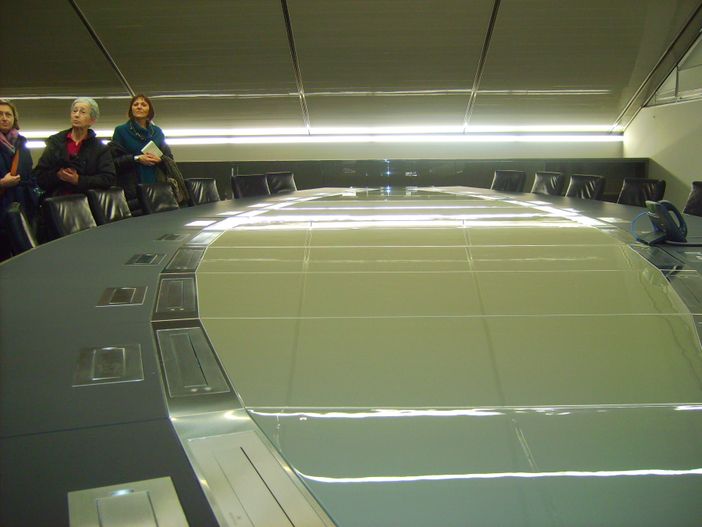 Alcune immagini di Palazzo Banca d'Alba. Fotoservizio Gisella Divino (© Targatocn.it)