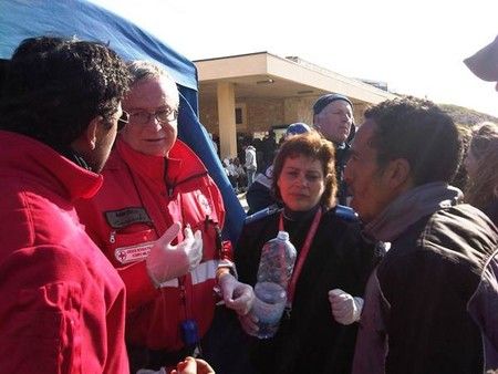 Bassam a Lampedusa © Croce Rossa Italiana Bassam a Lampedusa © Croce Rossa Italiana