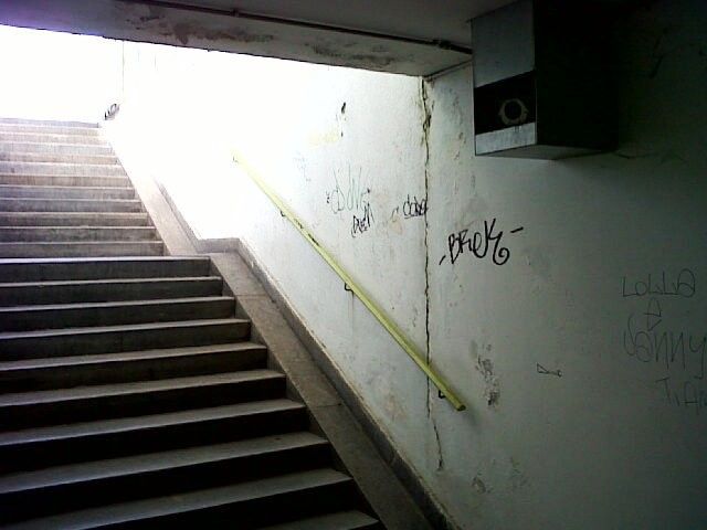 Il sottopassaggio della stazione