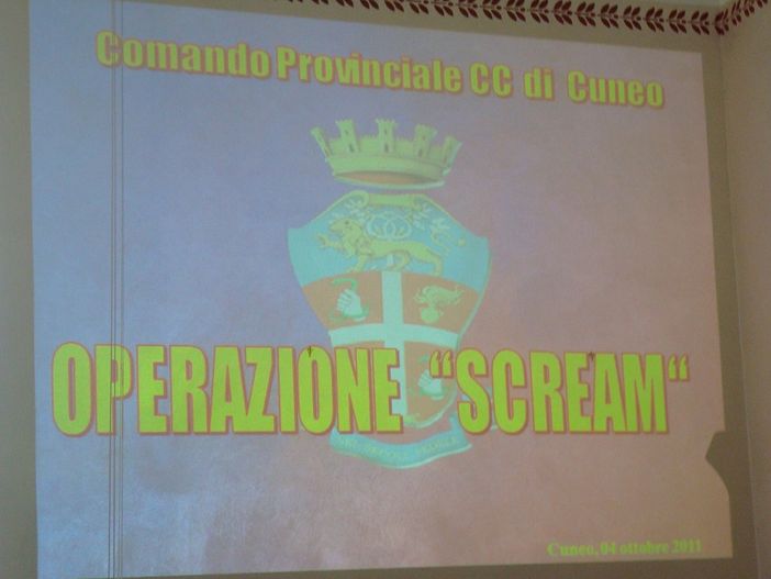 L'operazione &quot;Scream&quot; come è stata denominata dai carabinieri