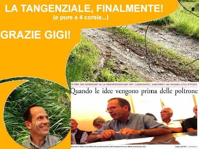 La vignetta sulla tangenziale apparsa sul gruppo Facebook "Garelligrad"