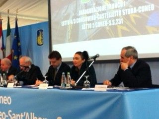 Asti-Cuneo: è in corso l'inaugurazione della tratta Cuneo-Sant'Albano