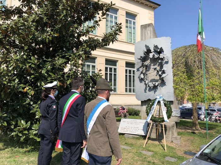 Saluzzo, precedente commemorazione del 25 Aprile