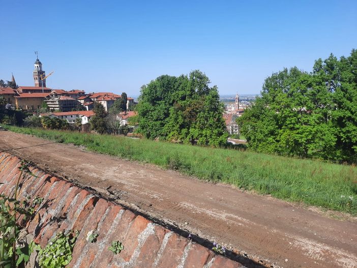 Saluzzo, iniziati i lavori di accesso al nuovo parco pubblico Vigna Ariaudo