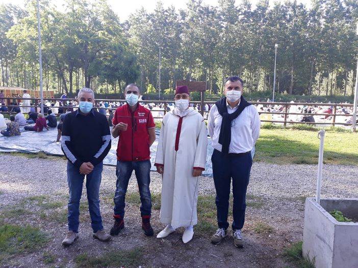 Alba, preghiera al Parco Tanaro per la festa di fine Ramadan