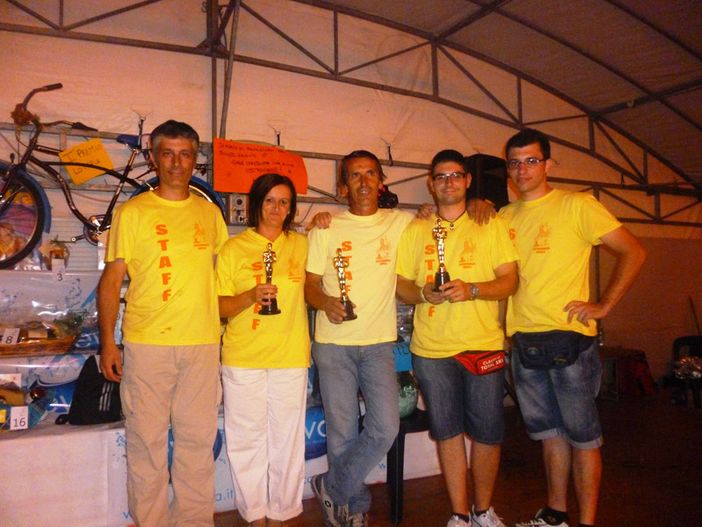 Una parte dello staff organizzativo della Festa Patronale di Robella di Sanfront