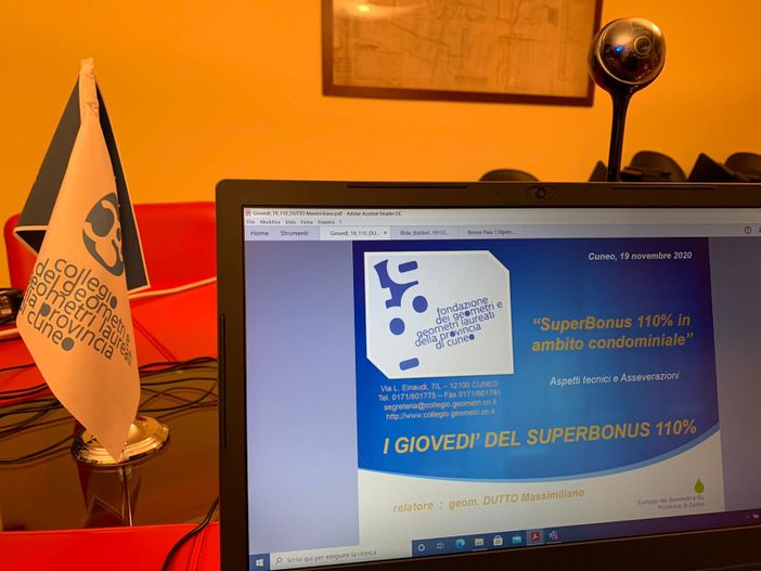 Collegio Geometri Cuneo: proseguono gli appuntamenti "Giovedì del Superbonus 110%"