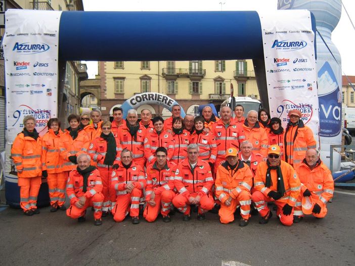I volontari della Croce Verde di Saluzzo