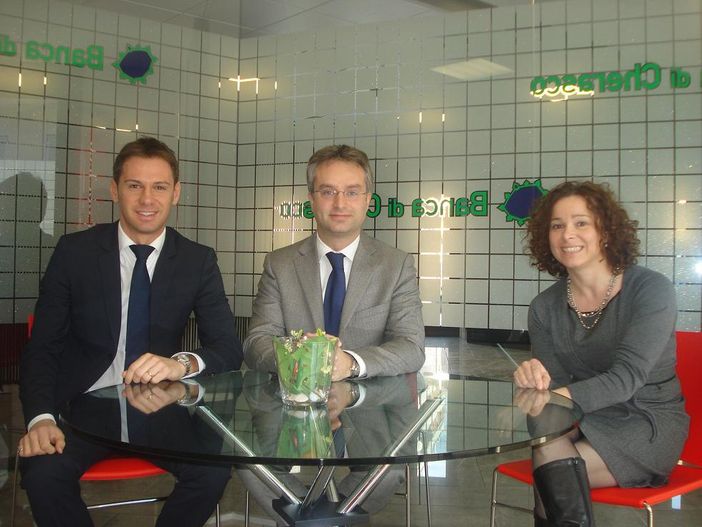 Lo staffa saviglianese della Banca di Cherasco