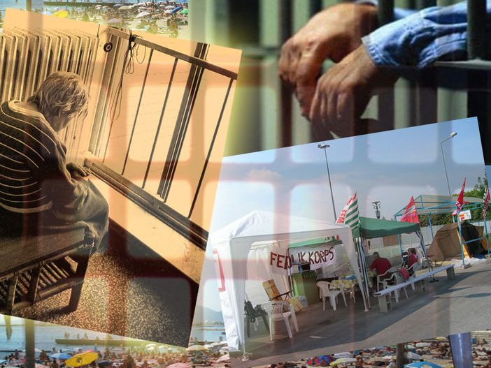 Visita ai carcerati, anziani soli e operai in presidio: ecco le facce del Ferragosto 2010