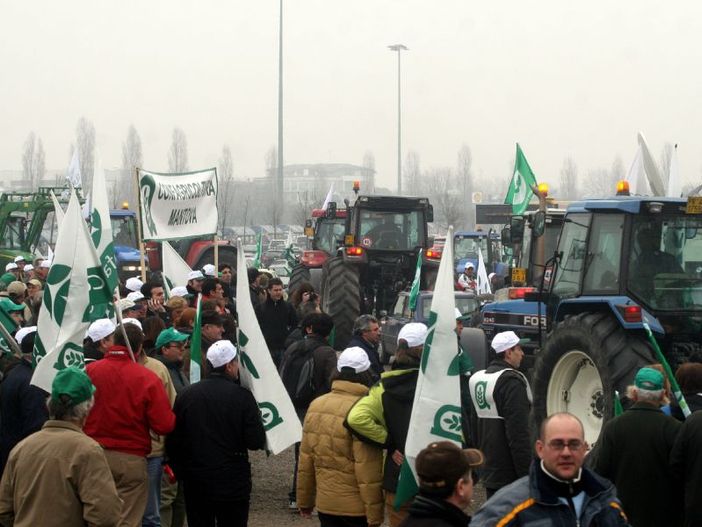 Uno dei momenti in cui la protesta dei Cobas era accesissima