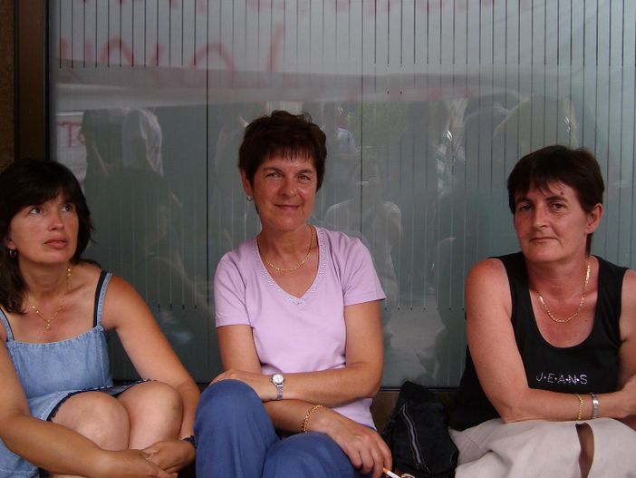 Da sinistra: Ausilia Barbero, Maria Pietra e Luisa Roascio