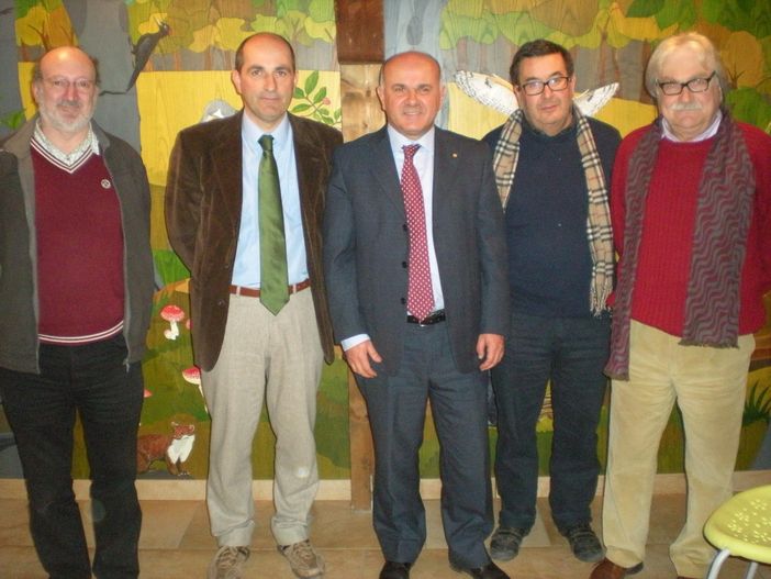 L'assessore regionale William Casoni al parco del Marguareis