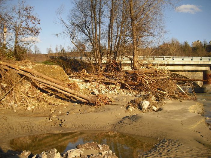 Anche a Lesegno l'alluvione ha lasciato segni di devastazione