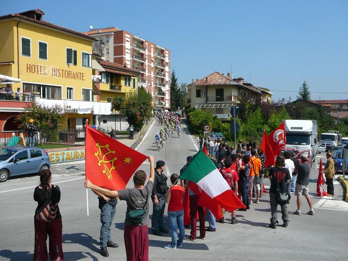Il presidio a San Michele Mondovì