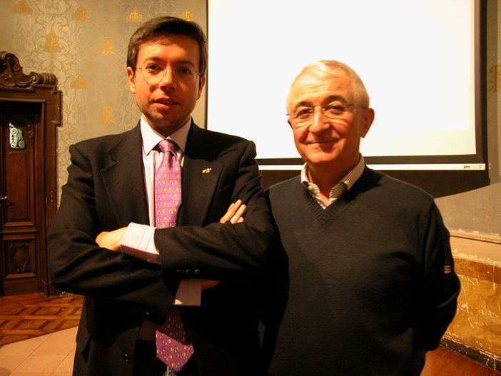 Il presidente del Consiglio Comunmale di Bra Fabio Bailo e Andrea Cane Il presidente del Consiglio Comunmale di Bra Fabio Bailo e Andrea Cane