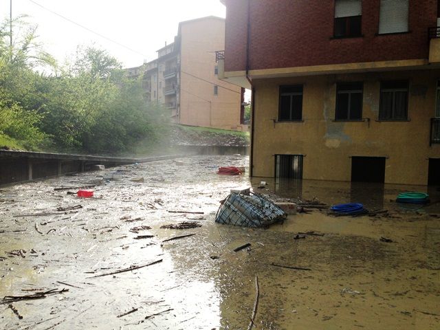 Farigliano invasa dall'acqua (foto elio73)